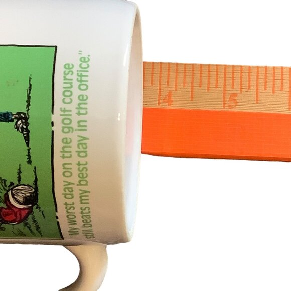 Vtg 1992 Golf Gifts Coffee Mug Ceramic My worst day on the Golf Course 3.75" - Picture 4 of 4